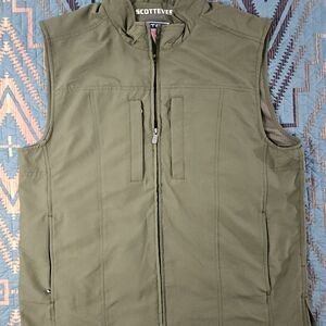 SCOTTeVEST Men's Olive Green Vest.  #1310